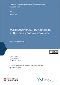 Agile New Product Development in Not-Purely Software Projects