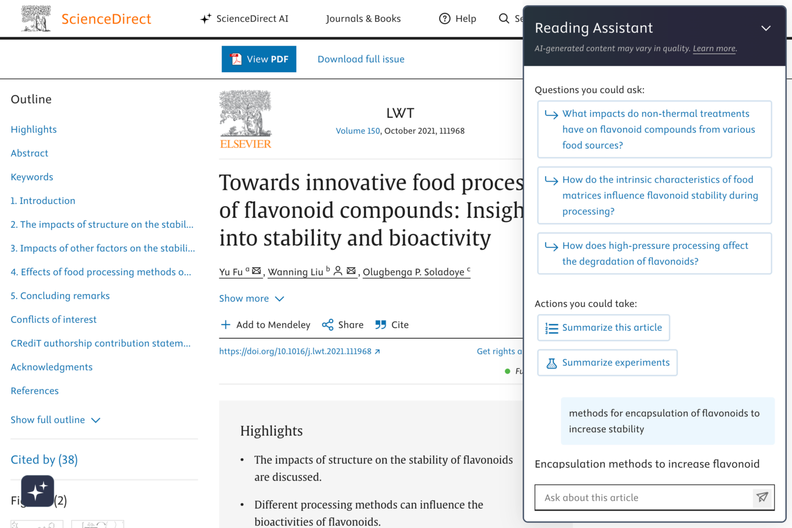 Figure 2: reading assistant