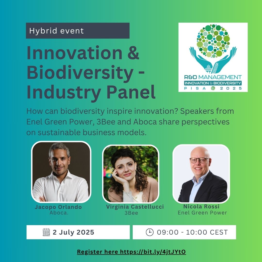 Innovation & Biodiversity Industry panel