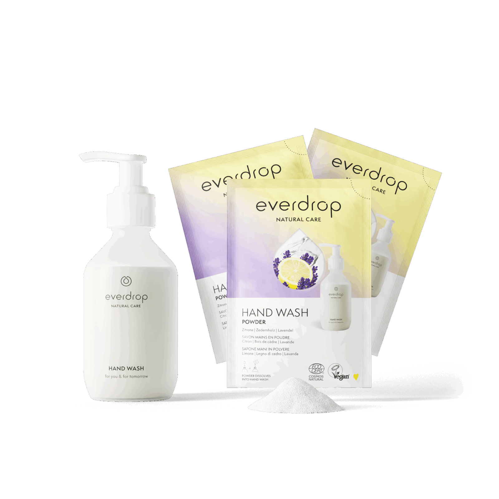 Hand Wash Bottle & Refill 3 everdrop handwash