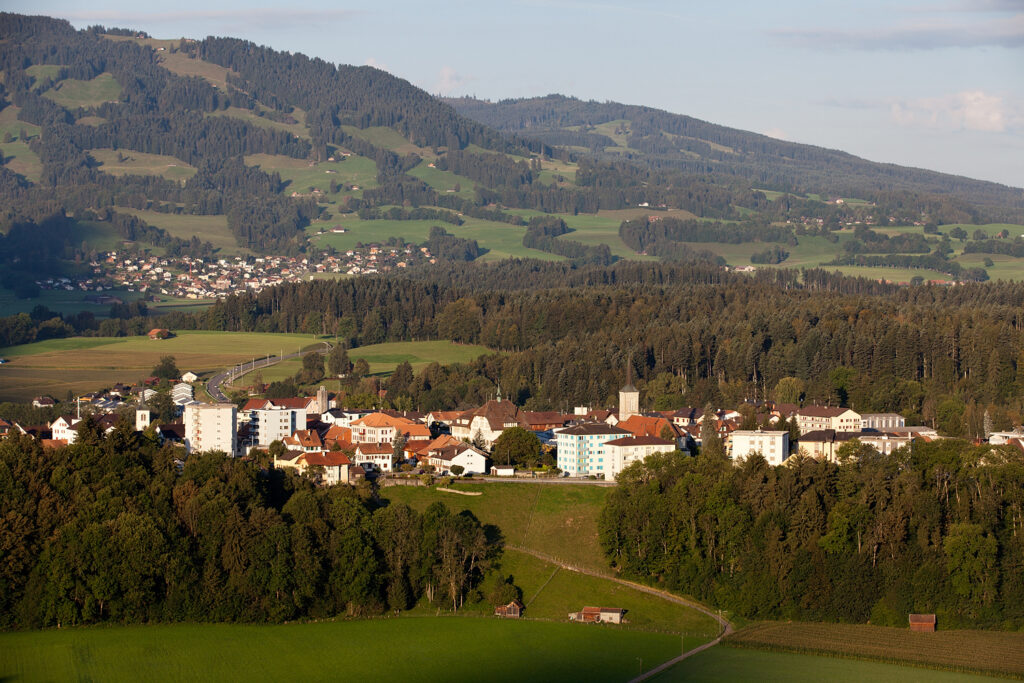 District heating networks - example Broc Switzerland