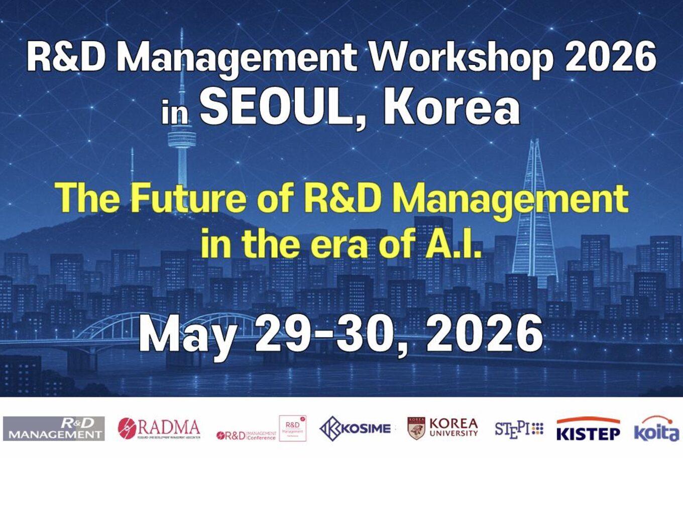 R&D Management Workshop 2026 Seoul