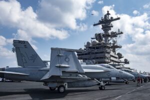 world's energy diet is changing, as seen even on aircraft carriers