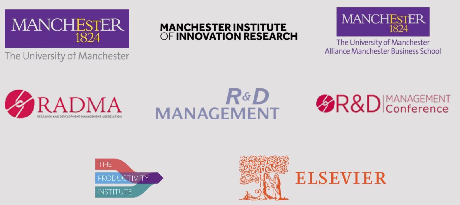 R&D2026 sponsors edit R&D Management Conference 2026 Sponsors