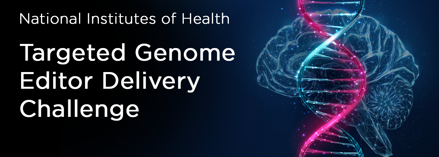 Genome-Editor-Banner Targeted Genome Editor Delivery Challenge.Open innovation challenges