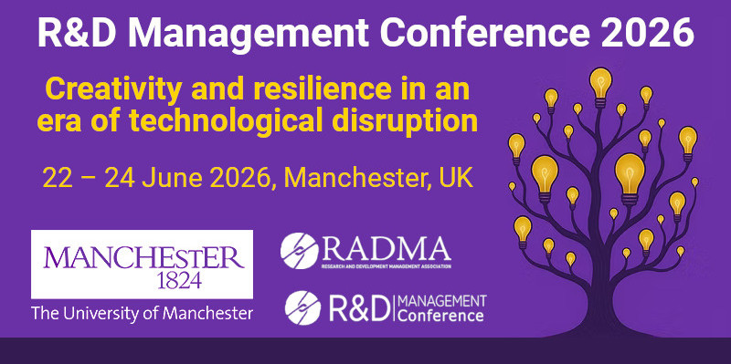 R&D Management Conference 2026 banner