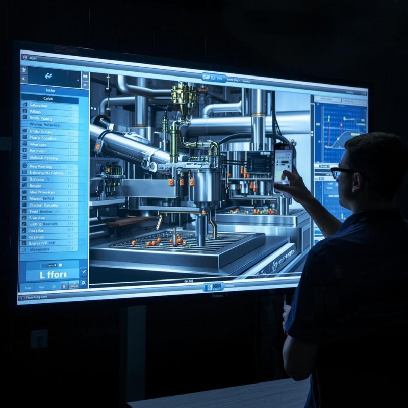 Digital twin food processing cyber-physical integration for digital twin