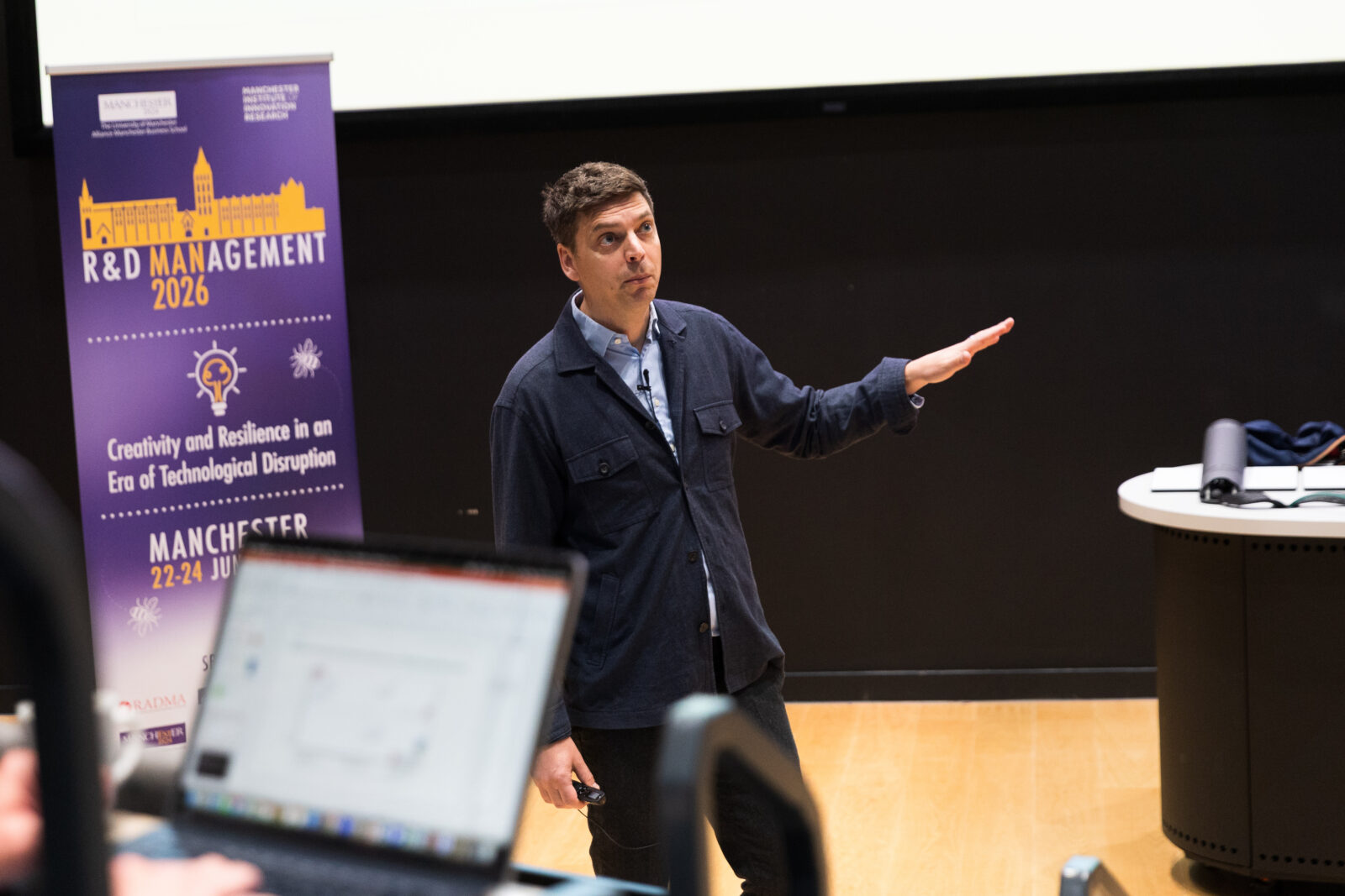 Linus Dahlander, Professor at ESMT Berlin and holds the Lufthansa Group Chair in Innovation